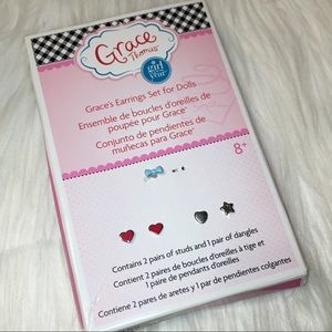 American Girl Doll Grace Earrings Incomplete Set Replacement Parts